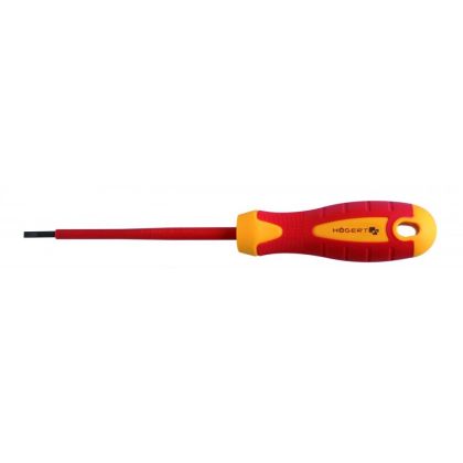 HT1S904 Изолирана плоска отвертка 4*100мм,1000V, Högert