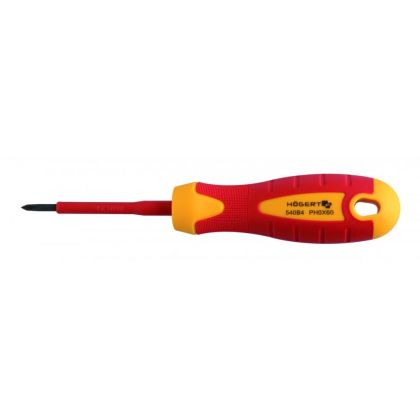 HT1S924 Изолирана кръстата отвертка PH2-100мм,1000V, Högert