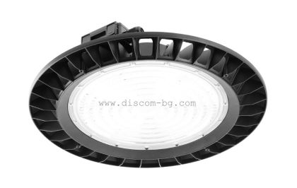 LD-KAN200W-NB High-bay KANSAS LED прожектор 200W, 4000K, 26000lm, 100°, IP65, Al, Ø390х179, черен