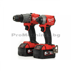 Комплект Винтоверти M18FPD2 + M18FID2 2x5Ah батерии куфар - Milwaukee M18FPP2A2-502X