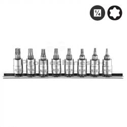Вложки 1/4 TORX T8-T40 8бр - Force 20812
