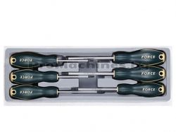 Отвертки TORX с отвор Т10Н-Т30Н 6бр - Force 2061T