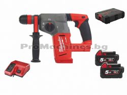 Перфоратор безчетков 18V SDS Plus 2.5J 2x5Ah - Milwaukee M18CHX-502X