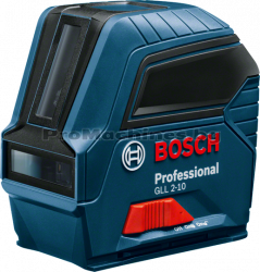 Самонивелиращ се линеен лазерен нивелир - Bosch GLL 2-10, 2 равнини, 10 м., 0.601.063.L00