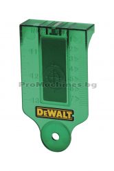 Локационна плочка - мишена за зелен лазер Dewalt DE0730G