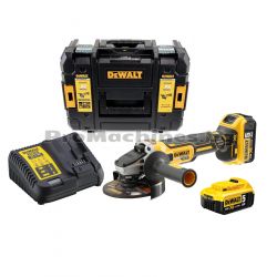 Ъглошлайф безчетков 125мм 18V 2x5Ah - DeWALT DCG405P2