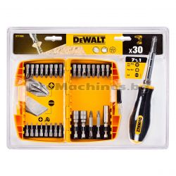 Комплект битове от 30 части и отвертка - Dewalt DT71506