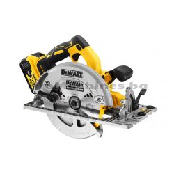 Ръчен циркуляр безчетков 184мм релсово съвместим 18V XR 2x5.0Ah - Dewalt DCS572P2