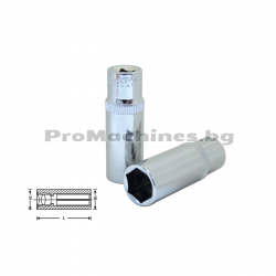 Вложка шестостенна удължена 1/4 13мм - Bolter XG53024
