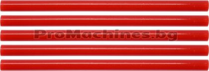 Силиконови пръчки червени 200мм  5бр - Yato YT-82434