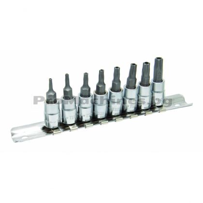 Вложки 1/4 TORX комплект 8бр - Top Master Pro 