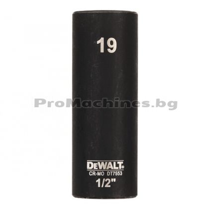 Вложка ударна удължена 19мм - Dewalt DT7553 