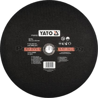 Диск за метал 355мм - Yato YT-61132 