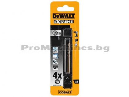 Свредло за метал КОБАЛТ - ф 3.0, 3.5 мм, 2 бр. в опаковка, DEWALT DT4902, DT4903
