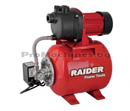 Хидрофор - Raider RD-WP800J, 800W, 1" max 50 л/мин