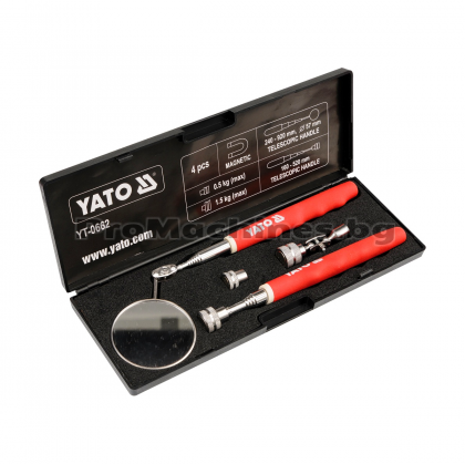Комплект за проверка огледало и магнитен хващач  - Yato YT-0662
