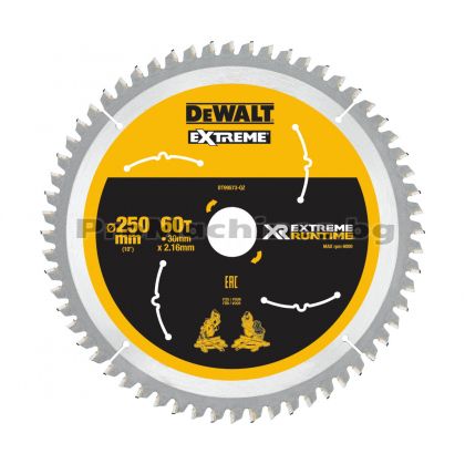 Диск за циркуляр  250 мм - Dewalt DT99573