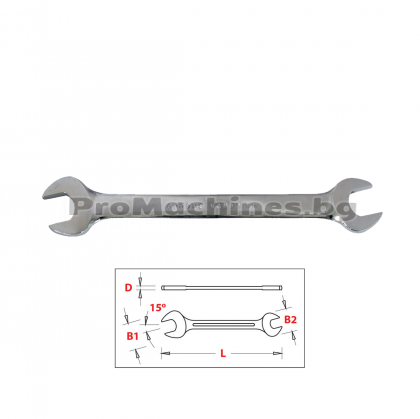 Гаечен ключ полиран 14X15мм - Bolter LT50868 