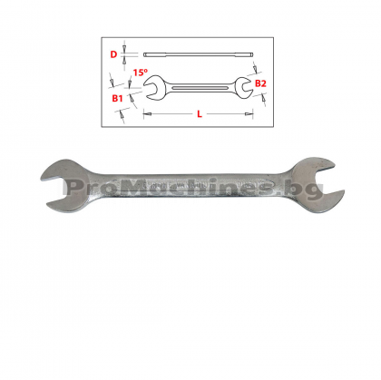 Гаечен ключ пресован 14X15мм - Bolter LT52403 