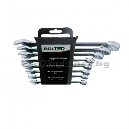 Звездогаечни ключове пресовани комплект 8бр 8-19мм - Bolter LT51748 
