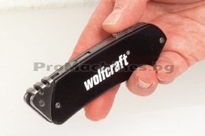 Нож с трапецовидно острие сгъваем 90мм - Wolfcraft 