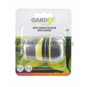 Конектор за маркуч със заключване 3/4 LUXE - Gardex 
