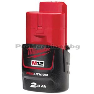 Батерия  M12 B2 12 V, 2 Ah - Milwaukee