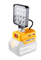  Лампа акум. 18V 16 LED 2USB Solo BK-CWL01 