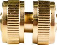  Съединител за маркуч 1/2" x 1/2" месингов TG 