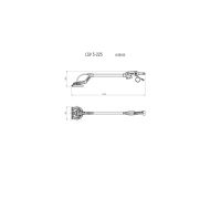  Шлайф за стени и тавани 500W ø225mm METABO LSV 5-225 