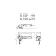  Ъглошлайф 125mm 1550W рег. обороти METABO WEV 15-125 QUICK 