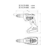  Винтоверт акум. за гипсокартон METABO SE 18 LTX 4000 Solo 