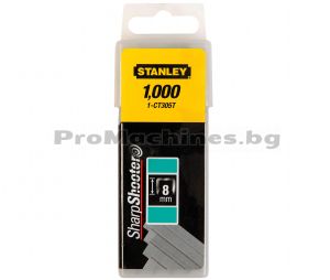 Stanley, 1-CT305T  - Кламери, тип CT-FLAT, 8 мм., 1000 бр. 