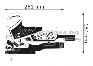 Трион прободен – Bosch GST 90 E, 650 W, 500 – 3.100 min-1, дърво до 90 мм, 2,3 кг, 0.601.58G.002