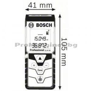 Лазерна ролетка - Bosch GLM 40, 40м, 2 батерии, 0.601.072.900