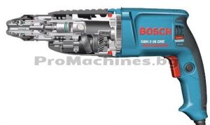 Перфоратор със SDS-Plus – Bosch GBH 2-26 DRE, 800 W, 2.7 J, 0 – 900 оборота, 0-4000 об./мин., 2.8 кг., 0.611.253.708 