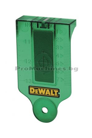 Локационна плочка - мишена за зелен лазер, Dewalt DE0730G